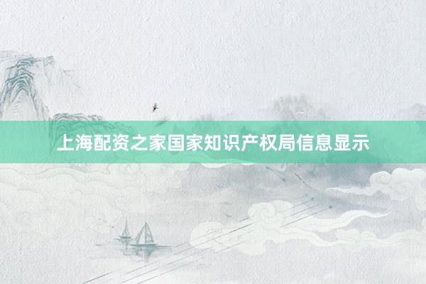 上海配资之家国家知识产权局信息显示